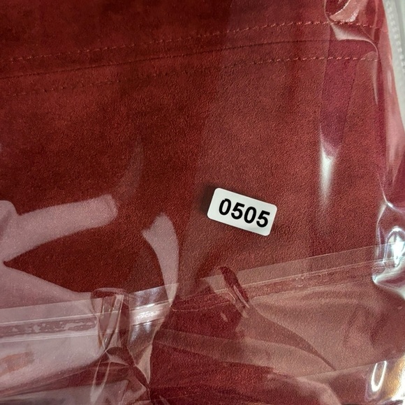 Banana Republic Business Casual Vegan Suede Sheath Dress in Red Size 8 NWT - Picture 14 of 14